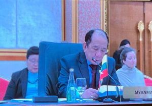 Myanmar Delegation attends the 25th ASEAN-EU Ministerial Meeting