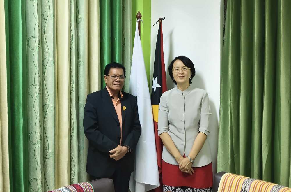 Chinese Ambassador to Timor-Leste Meets with Vice Minister of Health of Timor-Leste