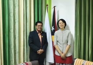 Chinese Ambassador to Timor-Leste Meets with Vice Minister of Health of Timor-Leste