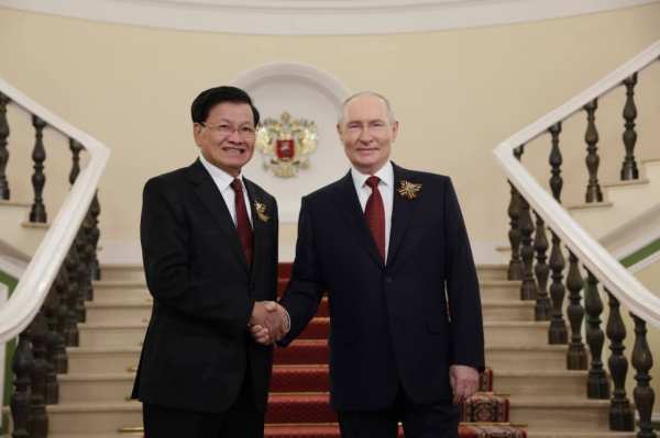 Lao President Thongloun Joins Historic 81st Victory Day Commemorations in Moscow