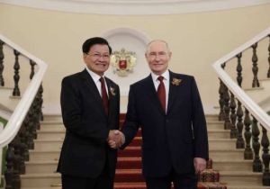 Lao President Thongloun Joins Historic 81st Victory Day Commemorations in Moscow