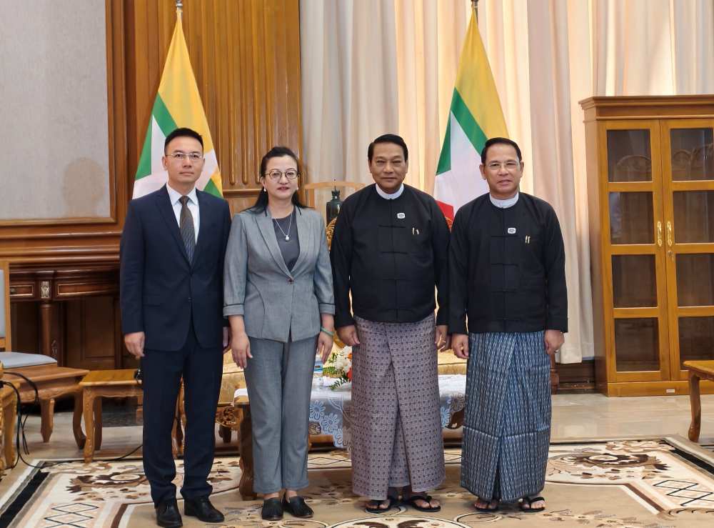 Chinese Ambassador to Myanmar Pays a Courtesy Call on Myanmar&rsquo;s Speaker of the Pyithu Hluttaw U Khin Yi