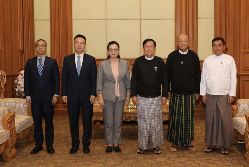 Chinese Ambassador to Myanmar Pays a Courtesy Call on Speaker of Myanmar&rsquo;s Union Parliament and Speaker of Amyotha Hluttaw