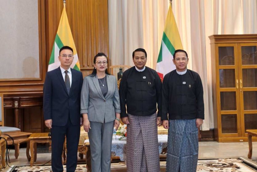 Chinese Ambassador to Myanmar Pays a Courtesy Call on Myanmar&rsquo;s Speaker of the Pyithu Hluttaw U Khin Yi