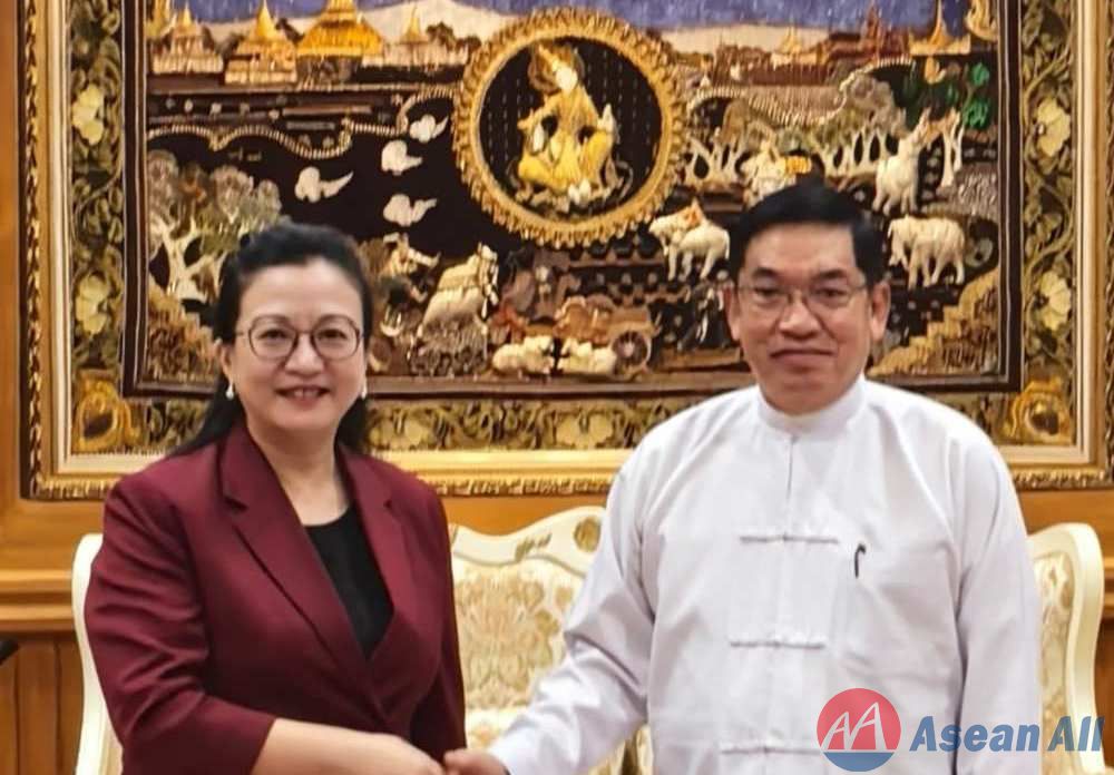 Chinese Ambassador to Myanmar Pays a Courtesy Call on Myanmar&rsquo;s Vice President U Nyo Saw