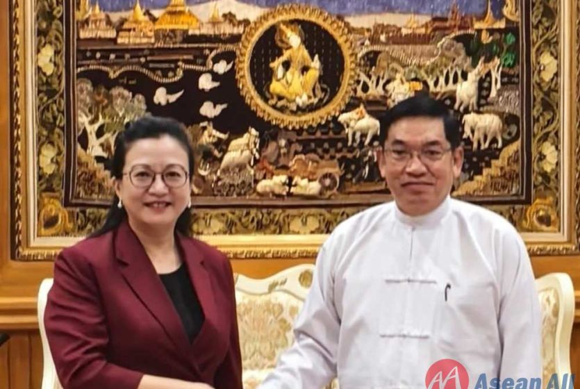 Chinese Ambassador to Myanmar Pays a Courtesy Call on Myanmar&rsquo;s Vice President U Nyo Saw