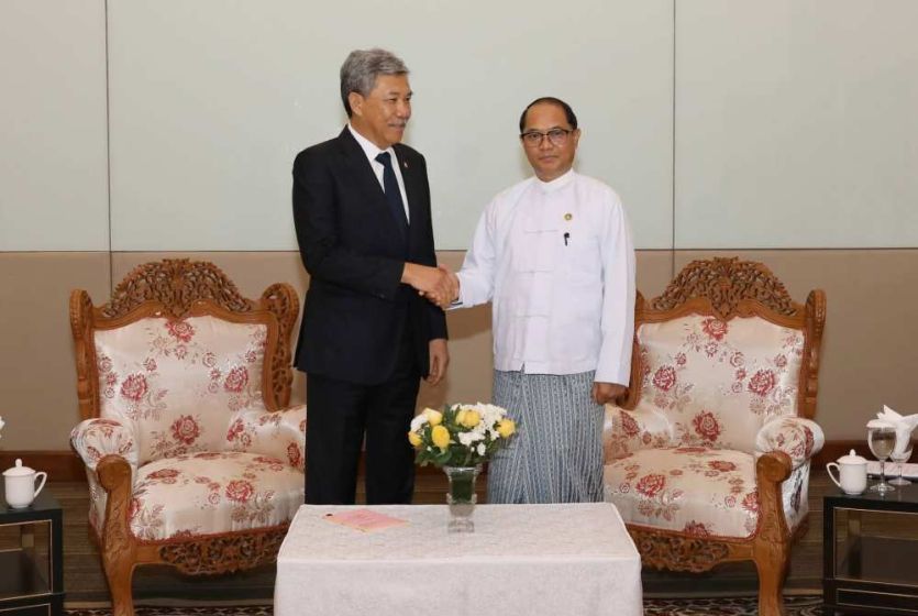Foreign Ministers of Myanmar and Malaysia hold Bilateral Meeting