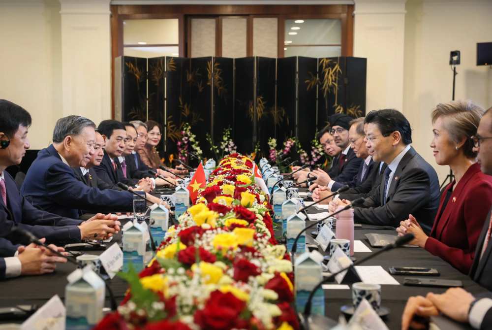 Top Vietnamese leader pays a state visit to Singapore