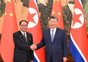 Chinese President Xi Jinping Meets with North Korean Premier Pak Thae Song