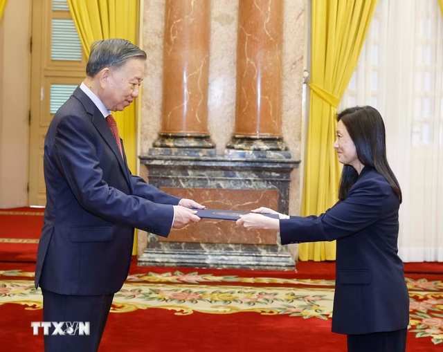 Vietnamese Top leader To Lam hosts newly-accredited U.S. Ambassador to Vietnam 