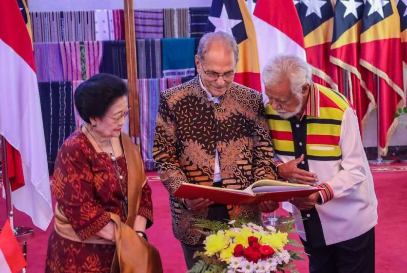 Timor-Leste President Receives the Fifth President of Indonesia, Megawati Soekarnoputri, and Confers Upon Her the Nation&rsquo;s Highest Honour