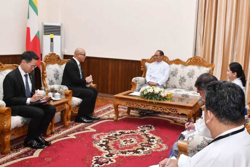 Myanmar Foreign Minister receives Ambassador of Thailand to Myanmar