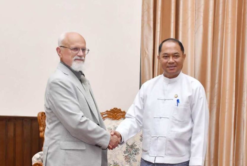 Myanmar Foreign Minister receives President of the Russia-Myanmar Friendship Association