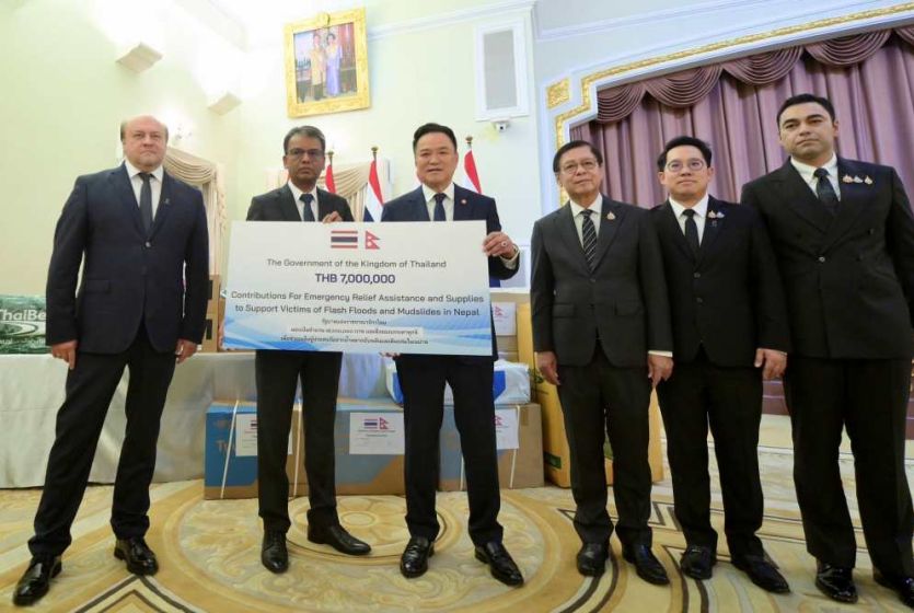 Thailand provides humanitarian assistance, worth 7 million Baht, to Nepal for flash flood relief and recovery