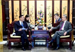 Chinese Foreign Minister Meets with Chairman of Indonesia&rsquo;s National Economic Council 