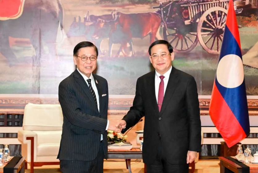 Thai Deputy Prime Minister and Foreign Minister pays a courtesy call on Lao Prime Minister  