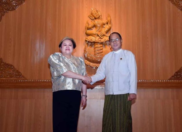 Myanmar Foreign Minister Receives the Special Envoy of the ASEAN Chair on Myanmar, Philippine Foreign Secretary 